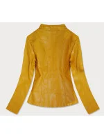 Žltá bunda ramoneska so stojačikom (R12)