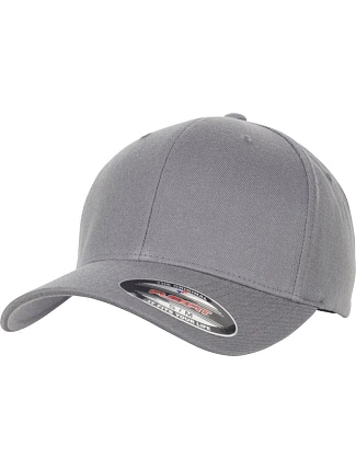 Flexfit 6477 6-panelová čiapka s kšiltom 55.6477 šedá Flexfit 6477 6-panelová čiapka s kšiltom 55.6477 šedá