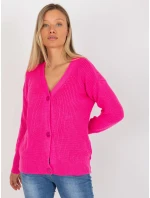 Dámsky sveter LC SW 0321 fluo ružový