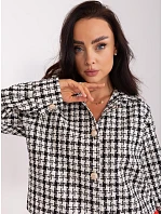 Bunda LK KR 509432.27 čierna a biela Bunda LK KR 509432.27 čierna a biela