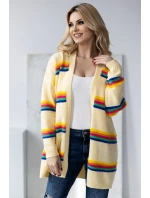 Sveter na zapínanie model 178649 PeeKaBoo