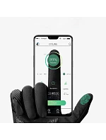 Cyklistické rukavice Rockbros jar/leto/jeseň, plné, veľkosť: XXL - čierne