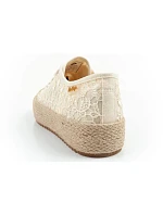 Lee Cooper Dámske šnurovacie športové topánky Beige Dámske tenisky na platforme Lee Cooper Dámske šnurovacie športové topánky Beige Dámske tenisky na platforme