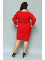 Dámske šaty U869 červené - Karko