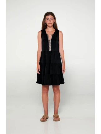 Vamp - Krátke šaty bez rukávov 20508 - Vamp