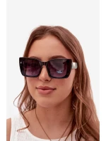 Dámské sluneční brýle Kočičí oko Černé-růžové