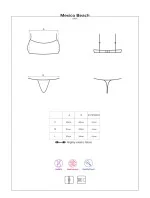 Zvodné dvojdielne plavky Mexico Beach zelená - Obsessive