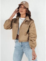 Dámska prechodná bunda s kapucňou GRAUS béžová FashionStreet TY4221 Dámska prechodná bunda s kapucňou GRAUS béžová FashionStreet TY4221