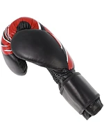 RBT-5A kožené boxerské rukavice čierno-červené