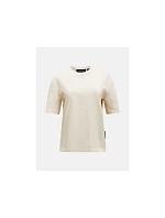 Mikina PEAK PERFORMANCE W Heavy Cotton Tee, béžová Mikina PEAK PERFORMANCE W Heavy Cotton Tee, béžová