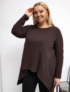 Blúzka RV BZ 5031.06X tmavohnedá