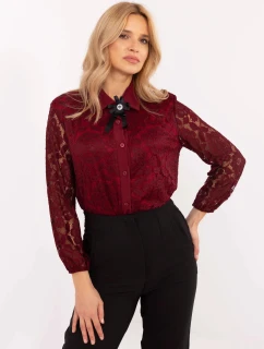 Dámska košeľa MI KS C242.16X Bordeaux - FPrice