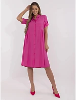 Dámske šaty MI SK A2275.09 vo farbe fuchsiovej – FPrice