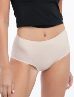 Dámske jednoduché béžové maxi nohavičky - JULIMEX