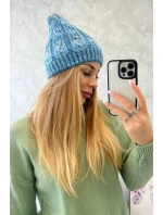 Fleecová čiapka Melisa K241 modrá