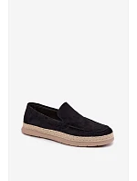 Espadrilky Espadrilky pánske čierne Rexton Espadrilky Espadrilky pánske čierne Rexton