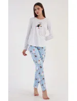 Dámske pyžamo dlhé Tučniak na ľade Dámske pyžamo dlhé Tučniak na ľade