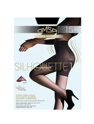 Dámske pančuchové nohavice Omsa Silhouette 15 deň 5-XL Dámske pančuchové nohavice Omsa Silhouette 15 deň 5-XL