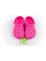 Detské sandále Crocs Classic Clog T, ružové, pohodlné, módne