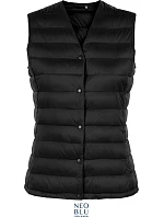 NEOBLU Arthur Women Dámska prešívaná vesta 24.3173 deep black