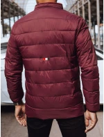 FashionStreet pánska bordová prešívaná bunda TX4443