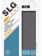 Pánske tričko SLG Base O-Neck - UNKNOWN - sivá 6652 - SLOGGI