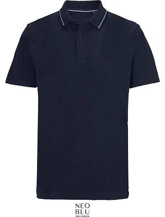 NEOBLU Orel Unisex piqué polo z hrubej bavlny 24.4337 night blue NEOBLU Orel Unisex piqué polo z hrubej bavlny 24.4337 night blue