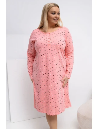Nadmerné veľkosti Nočná košeľa model 223301 Forever Pink Nadmerné veľkosti Nočná košeľa model 223301 Forever Pink