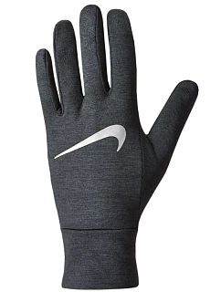 Dámske bežecké rukavice Nike Dri-Fit Fleece, sivé, N1002577082, XS/S
