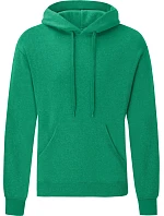 Fruit of the Loom Classic Hooded Sweat Mikina s kapucňou 16.2208 heather green Fruit of the Loom Classic Hooded Sweat Mikina s kapucňou 16.2208 heather green