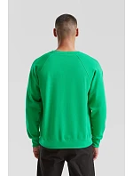 Fruit of the Loom Classic Raglan Sweat – raglánová mikina 16.2216, retro melírovaná zelená Fruit of the Loom Classic Raglan Sweat – raglánová mikina 16.2216, retro melírovaná zelená