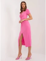 Dámske šaty DHJ SK 17302.93 ružové - FPrice