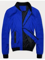 Pánska bunda bomber v nevädzovej farbe (84M3007-184) Pánska bunda bomber v nevädzovej farbe (84M3007-184)