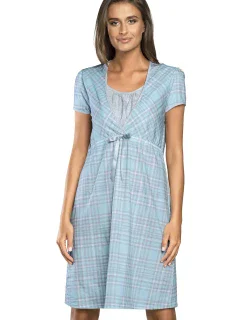 Talianska móda Mitali plná dĺžka farba:modrá