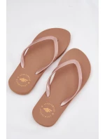 Damskie Japonki Klapki 4FMM00FFLIF018-82S Jasnobrązowe