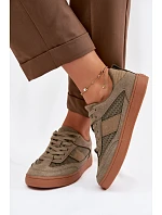 Dámske tenisky Big Star TT274761 Khaki
