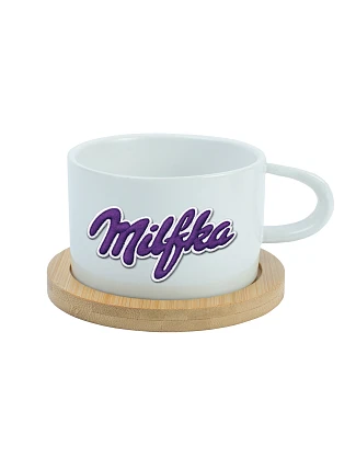 MILFKA - biely pohár na makrónky 200 ml MILFKA - biely pohár na makrónky 200 ml