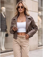 Dámska kožená bunda v štýle Ramones značky Fango FashionStreet TY5953