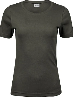 Tee Jays TJ 580 Dámske tričko Interlock 18.0580 tmavozelené