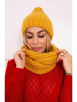 Dámska súprava s hrubým pruhom P100 žltá