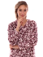 Dámske pyžamo Flora 6456 mave wine - Vestis Dámske pyžamo Flora 6456 mave wine - Vestis