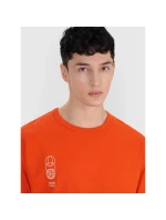 Pánske tričko oversize s potlačou 4F 4FRSS25TTSHM2652-70S pánske