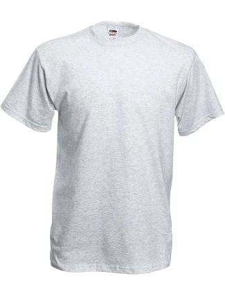 Tričko Fruit of the Loom Heavy Cotton T 16.1212, melírovaná šedá