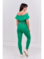 Sada s volánikom zelená