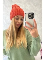 Fleecová čiapka Iwona K221 červená Fleecová čiapka Iwona K221 červená