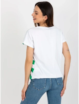 Blúzka RV BZ 8741.93 biela a zelená