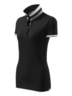 Polokošeľa Collar Up čierna