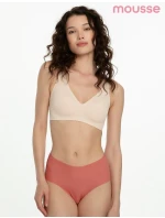 Bezšvové nohavičky Mousse Maxi peach - Julimex
