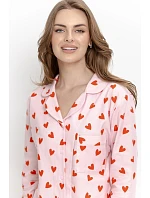 Pyžamo Taro 3628 Sorella, s dlhými rukávmi, veľkosti S–XL, na zapínanie Pyžamo Taro 3628 Sorella, s dlhými rukávmi, veľkosti S–XL, na zapínanie