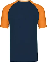 Kariban K 330 Baseballové tričko 20.K330 tmavomodrá/oranžová Kariban K 330 Baseballové tričko 20.K330 tmavomodrá/oranžová